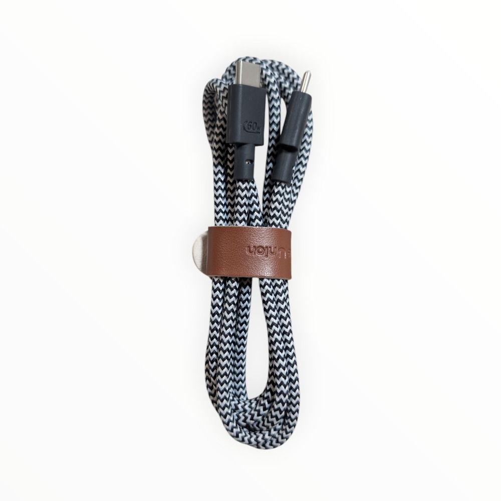 D6-Poly Native Union Belt Cable‎ 4' USB-C to USB-C Cable - Zebra